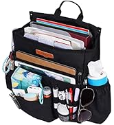 SURDOCA Car Organizer Front Seat with Laptop and Tablet Storage Pockets, Passenger Seat File Orga...