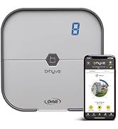 Orbit B-hyve Indoor Smart Sprinkler Controller - 8-Zone - WiFi Irrigation Controller - App Contro...