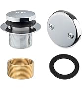 Artiwell Tip-Toe Tub Trim Set with Two-Hole Overflow Faceplate, Replacement Bath Drain Trim Kit w...