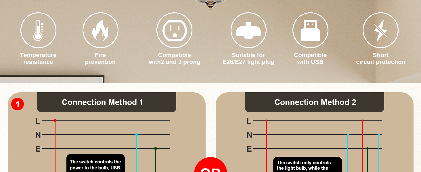 light socket outlet adapter