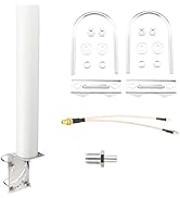 Boobrie 600-6000MHz Outdoor WiFi Antenna 5G 4G LTE WiFi Cellular Antenna 10dBi-12dBi High Gain Om...
