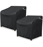 AKEfit Patio Chair Covers for Outdoor Furniture Waterproof 2 Pack,Heavy Duty Waterproof Outdoor C...