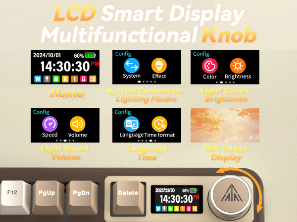 creamy keyboard with number pad