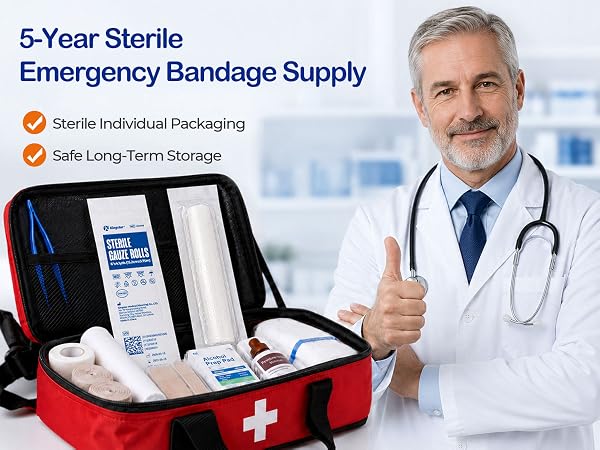 5-Year SterileEmergency Bandage Supply