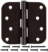18 Pack 4"Interior Door Hinges Oil Rubbed Bronze Door Hinges 4-Inch Standard Exterior Door Hinges...
