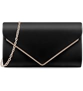 TINDTOP Clutch Purses for Women, PU Leather Formal Evening Bags Shoulder Party Handbags Wedding C...