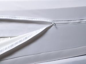 zippered mattress protector with high quality premium zipper