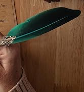Feather Quill Pen and Ink Set Blue - Fountain Pen Case Luxury Pen Feathers Vintage Pen Holder Wri...
