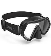 ZABERT M1 Adult Swim Goggles Mask with Nose Cover Fabric Strap for Men Women Adult Youth