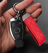 STACCTE Car Keys Keychain, Leather Key Chain, Universal Decorative Car Key Holder, Anti-lost D-ri...