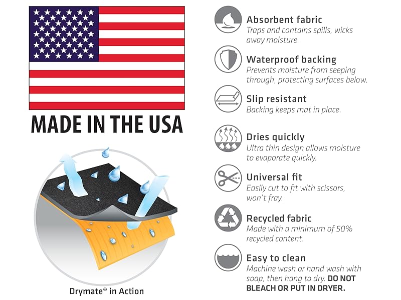 drymate gun cleaning pad protective absorbent firearm mat almohadilla para limpieza de armas