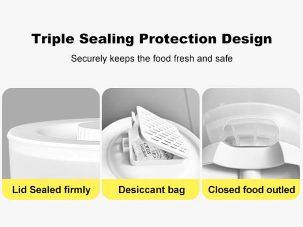 Darlipet electric cat feeder, freshness protection