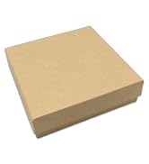 the display guys cotton insert filled kraft paper jewelry gift box case mailing shipping package