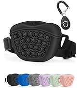 Gobeigo Dog Treat Pouch with Training Clicker 2.0-Upgrade Stronger Magnetic Closure to Avoid Spil...