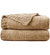 blunique Chenille Throw Blanket for Couch, Cozy Soft Blanket Lightweight Decorative Throw for Liv...