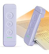 Glocusent USB Rechargeable Book Light, Portable Clip-on LED Reading Light, Reading Lights for Boo...