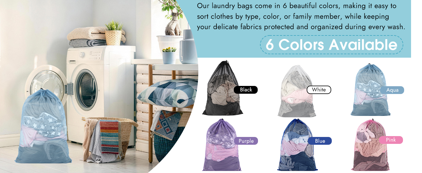 large mesh laundry bag