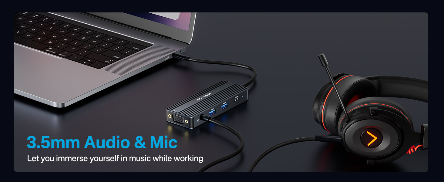 dual monitor docking station