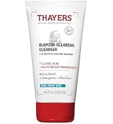 THAYERS Blemish Clearing Face Cleanser with 1.5% Salicylic Acid, Acne Treatment Face Wash, Soothi...
