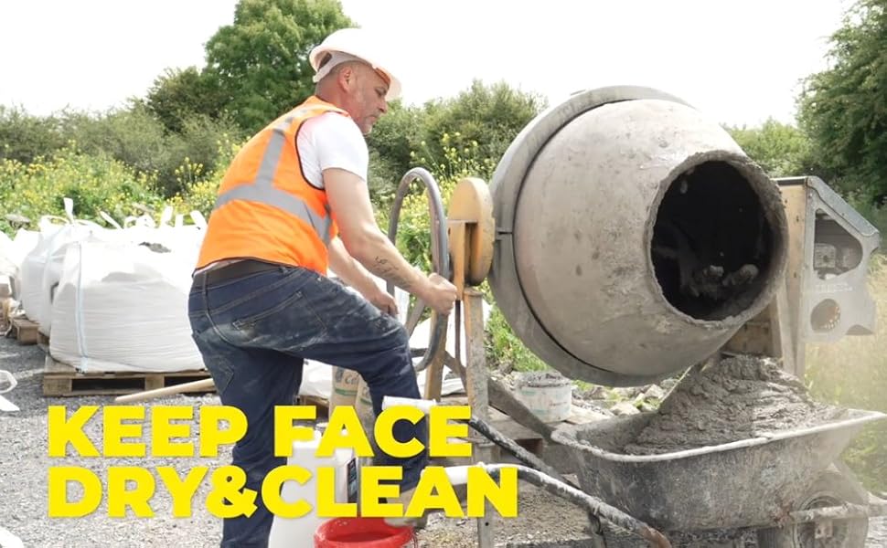 Keeps Face Dry and Clean