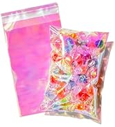 Cherodada 4"x 6", Iridescent Self Sealing Cellophane Bags for Gift Wrapping, Wrapping Candies, Co...