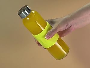 zukro glass juice bottle for juicing 18 oz reusable glass water bottles leak proof