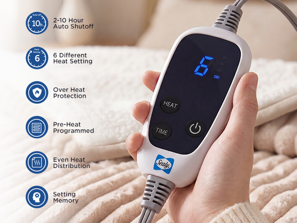 heated throw blanket electric blanket