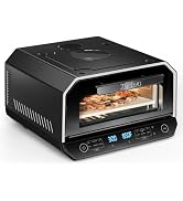 Indoor Pizza Oven, 12 Inch Pizza in 90 Seconds, Heats up to 850°F Pizza Maker, 12-in-1 Multi-Func...