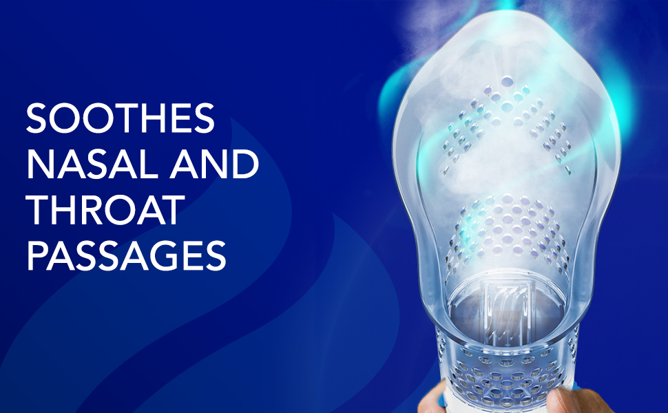 Vicks Steam Inhaler soothes nasal and throat passage