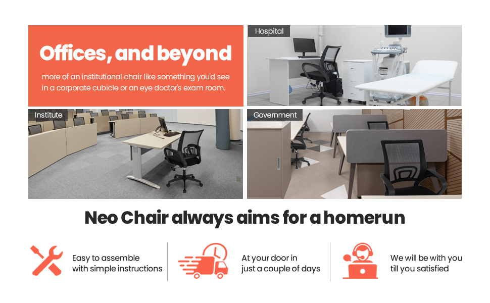 For work desk computer chair businesses and work from home