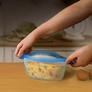 ziploc endurables silicone food storage containers