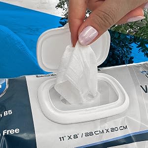 body cleansing cloths for elder elders adult Wipes with Vitamin E adults large size camping campers