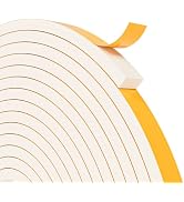 Bantie 33FT EVA Foam Weather Stripping Door Seal, Self-Adhesive Weatherstrip Tape for Door Frame,...