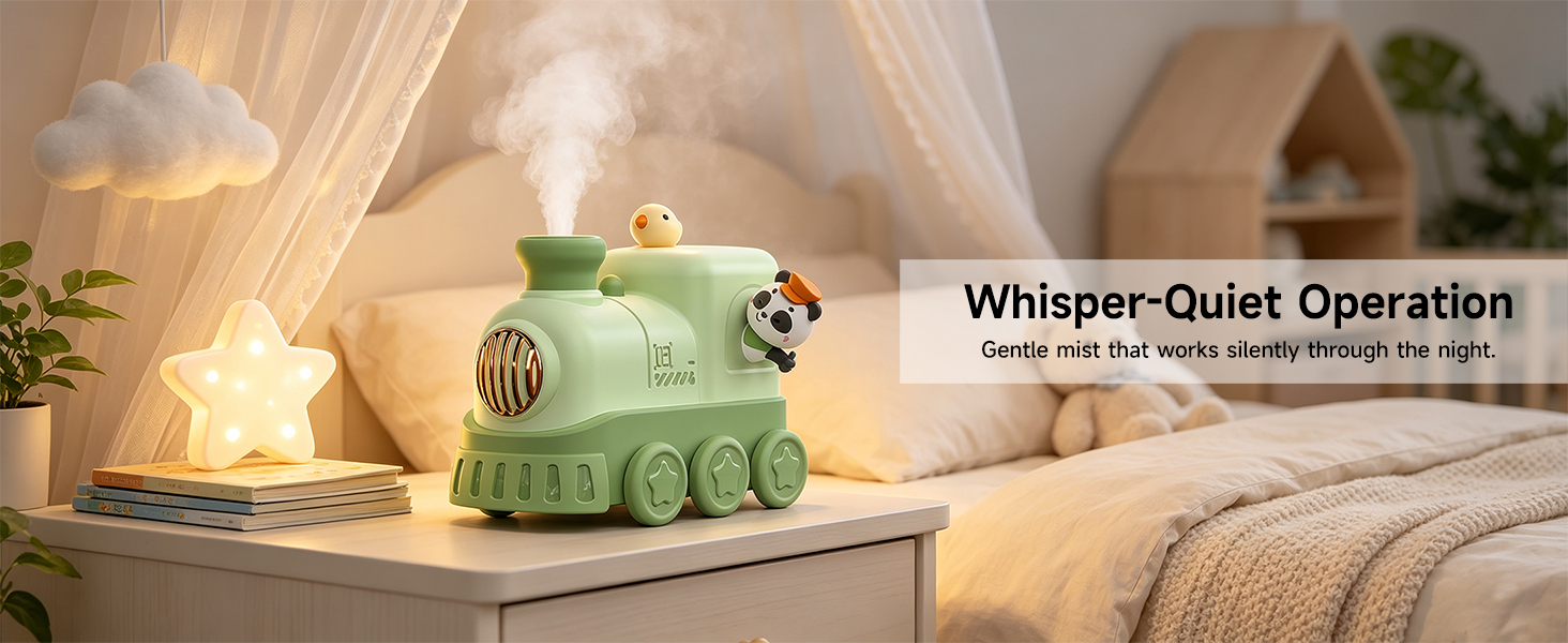 Mini Portable USB Desktop Train Humidifier 10