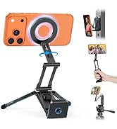 OMOTON 360°Rotating for MagSafe Tripod, New Upgrade with 1/4" Screw Arca, Adjustable Magnetic Pho...