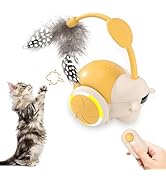 Pawingcat Cat Toys for Bored Indoor Adult Cats,Remote Control Cat Toy with 4 Directions,LED Light...