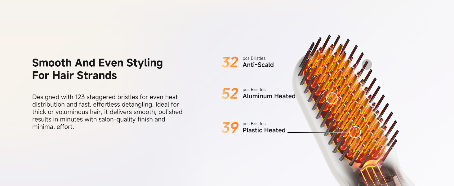 hair straightener brush