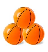 LovesTown Inflatable Basketballs, Large 12 Inches Basketball Beach Ball Bulk for Sports Themed Pa...
