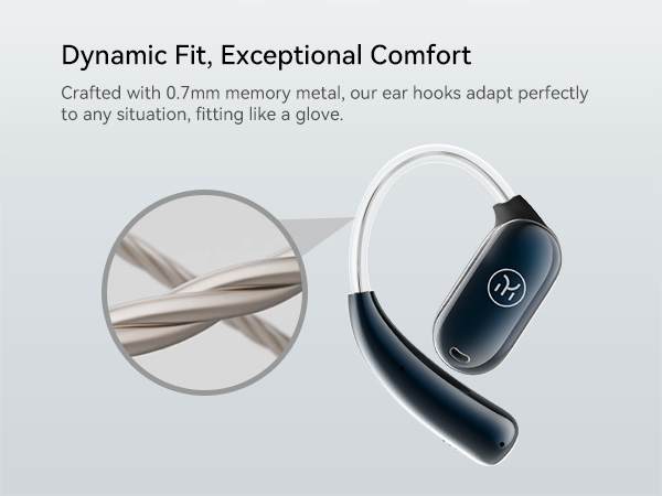 Comfort open ear headphones
