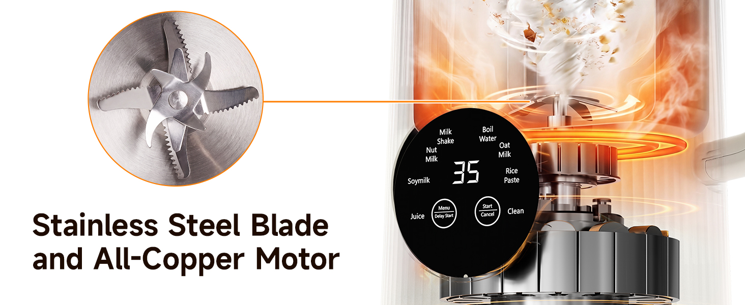 electric bean and nut milk machine