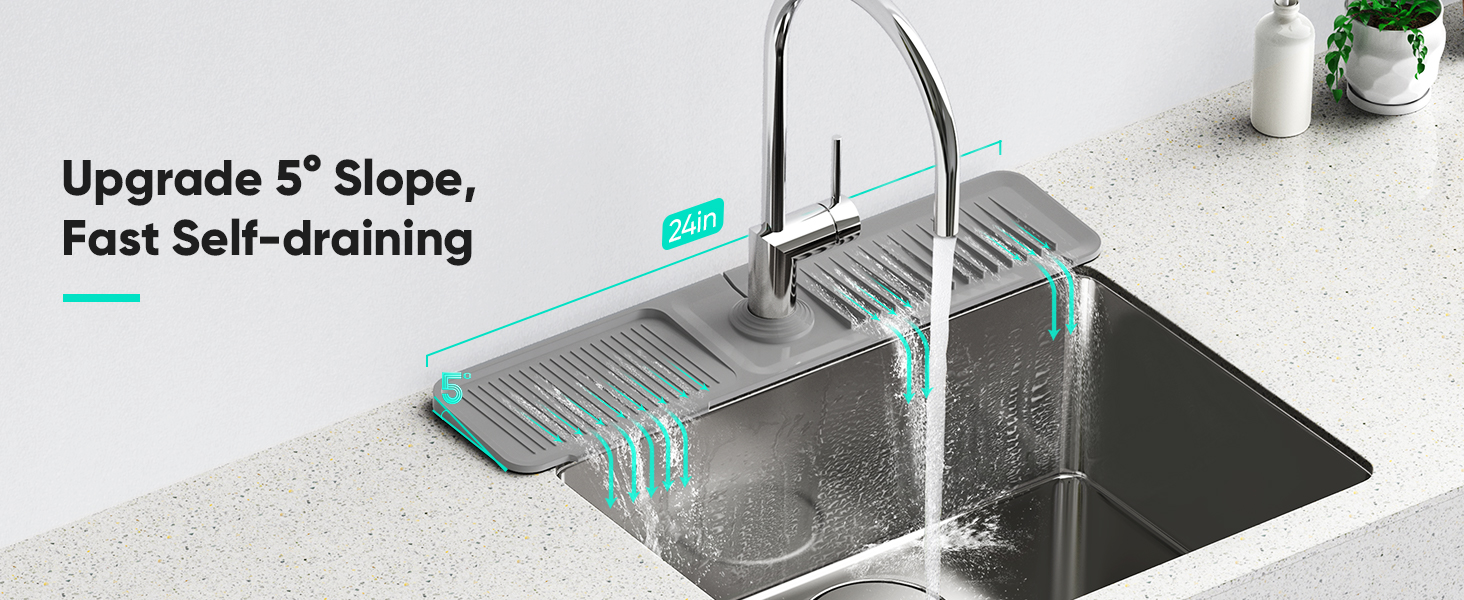 faucet mat for kitchen sink