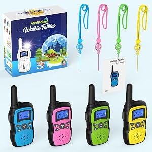 walkie talkies 4 pack for kids