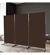 YASRKML 3 Panel Room Divider, Room Dividers and Folding Privacy Screens for Office, Partition Roo...