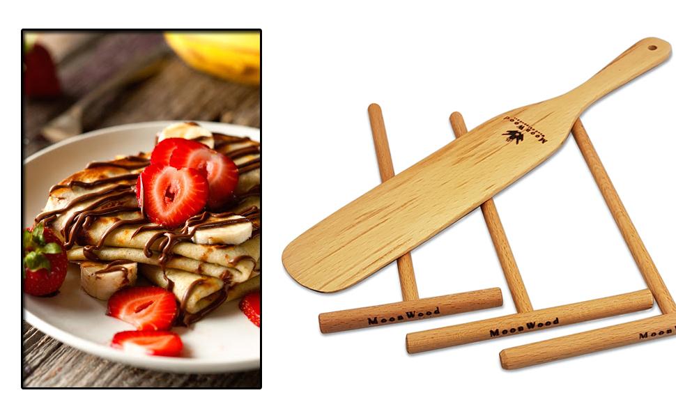 crepe spreader spatula tools set kit crepes