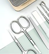 DEOU Manicure Sets Nail Clippers Stainless Steel Manicure and Pedicure kit Girls Professional Nai...