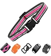 Dog Training Collar Replacement and Shock Collar Strap - 3/4 Inch Wide Adjustable Nylon Band with...