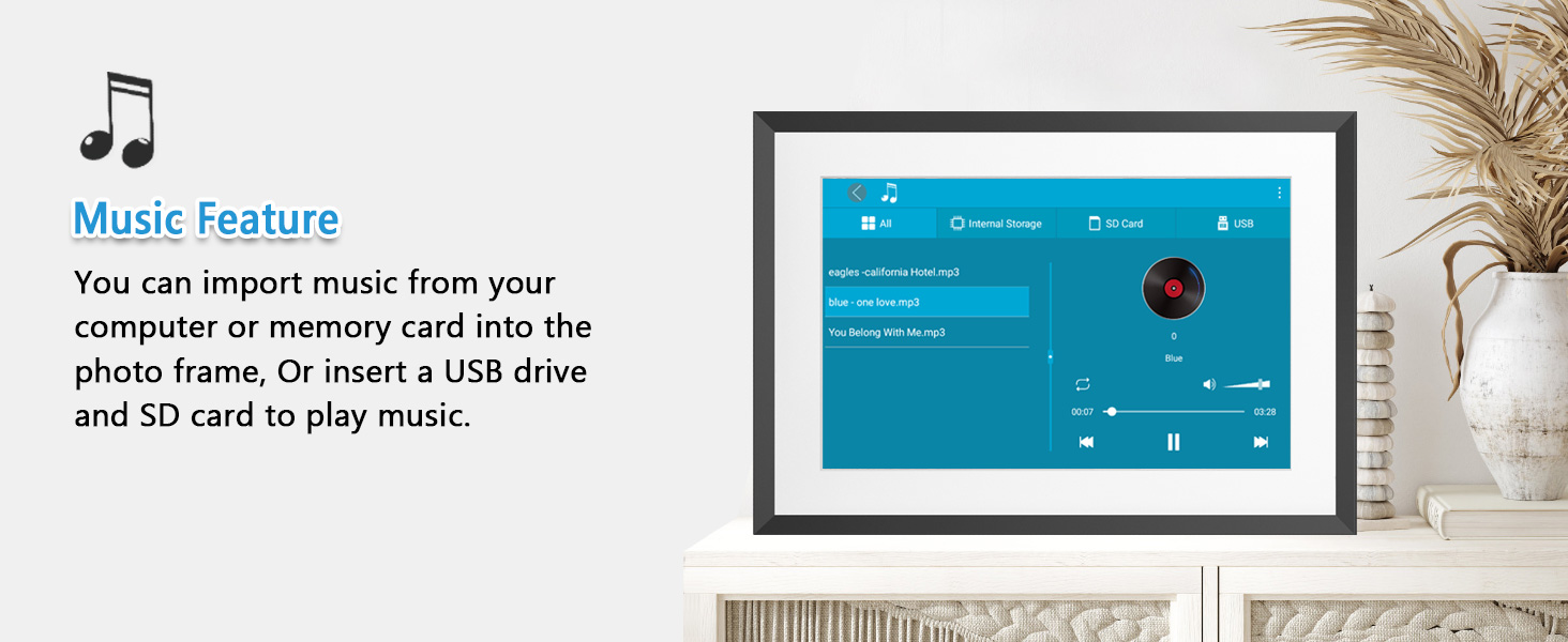 10.1 Inch WiFi Digital Picture Frame Digital Photo Frame