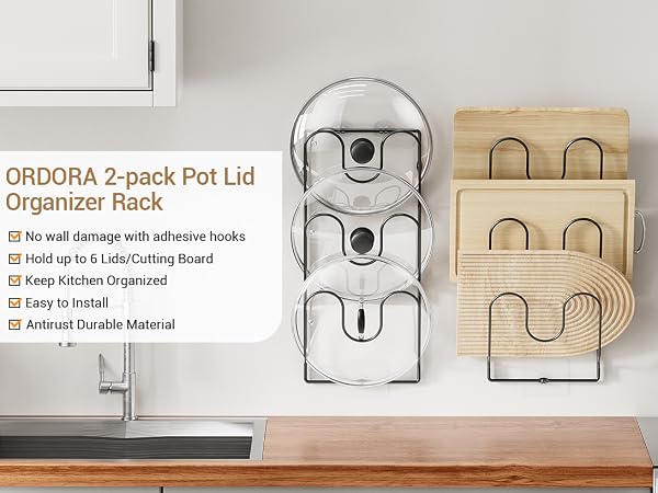 pot and pan organizer