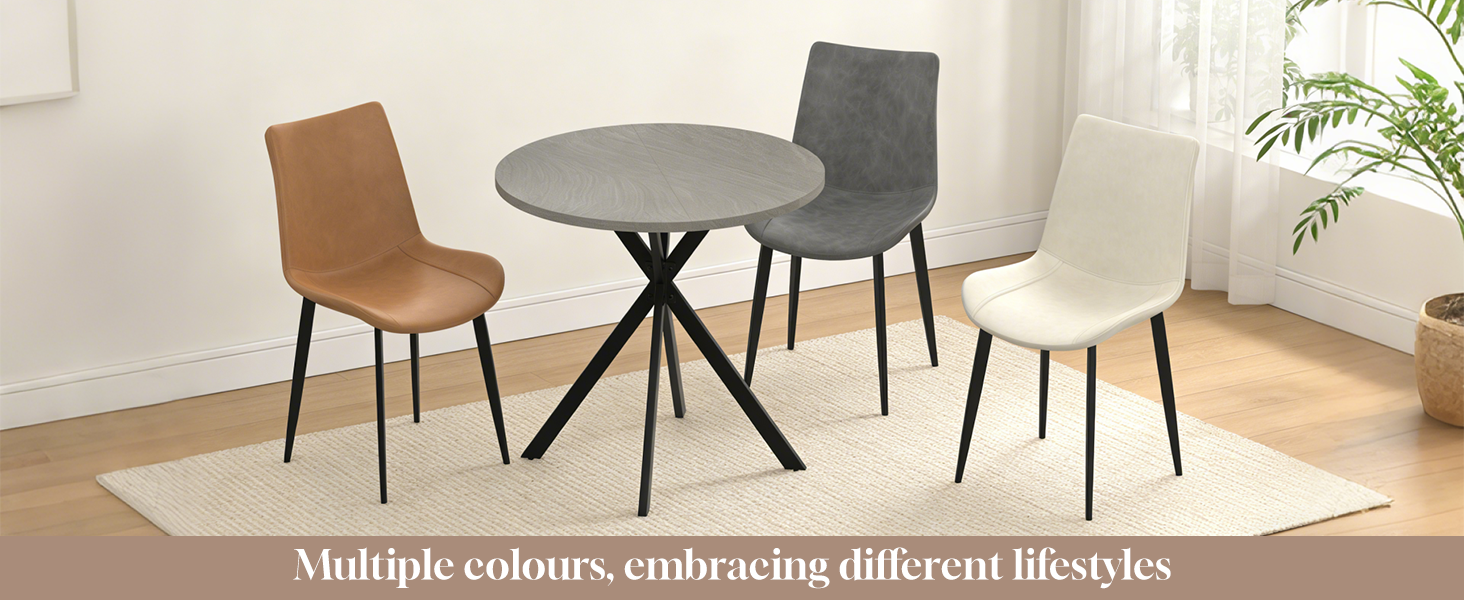 31.5" Round Dining Table Chairs Set for 2