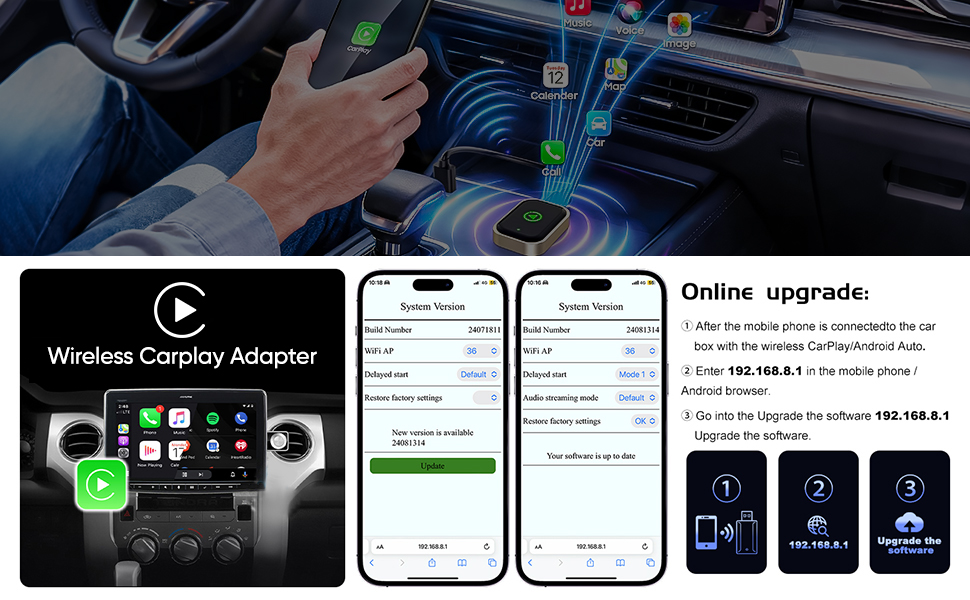 Wireless Carplay Adapter for iPhone